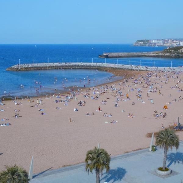 Apartamento Arbeyal Playa Gijón Kültér fotó